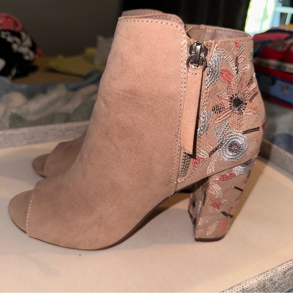 So Open Toed Booties- S-6.5